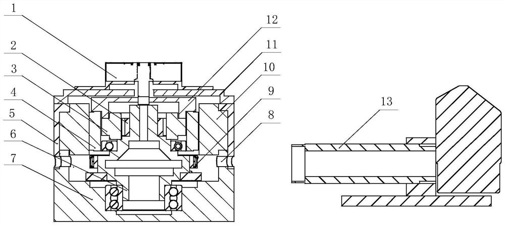 基于轉角互逆的軸角編碼器全量程精度檢測裝置