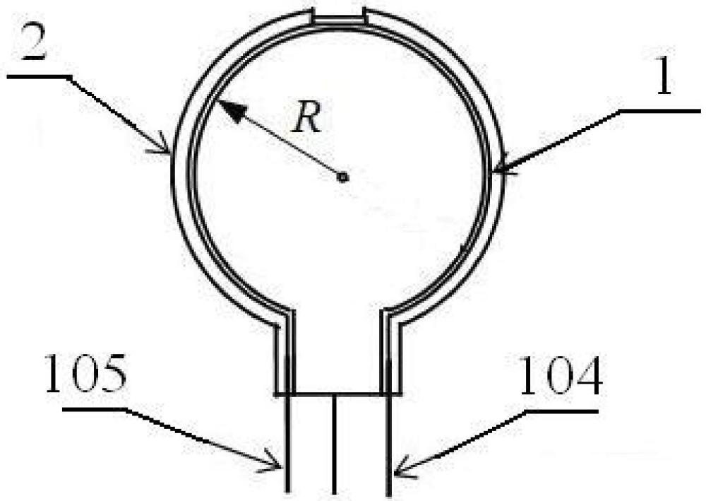 一種雙圓柱結構的PVDF超聲波發(fā)射器