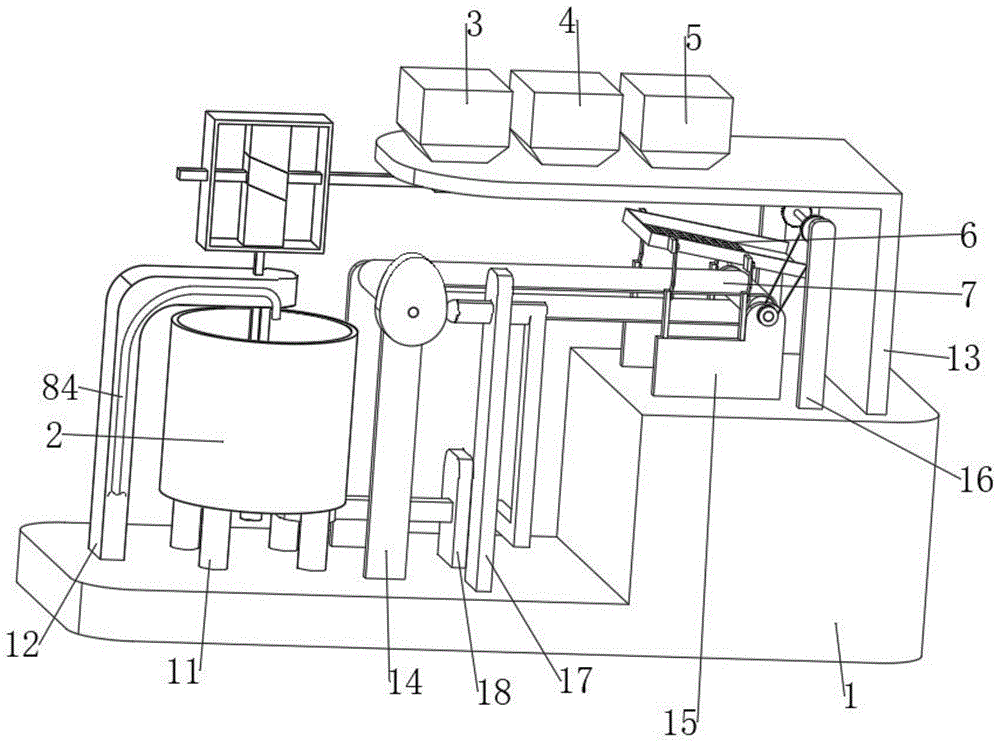 一種混凝土預制件原料混合設備及其混合加工工藝方法