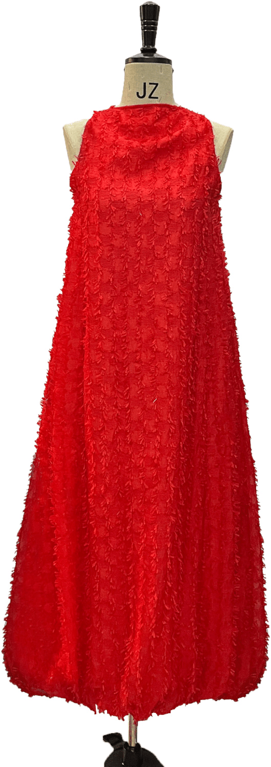 無(wú)袖長(zhǎng)裙（船領(lǐng)花苞裙）