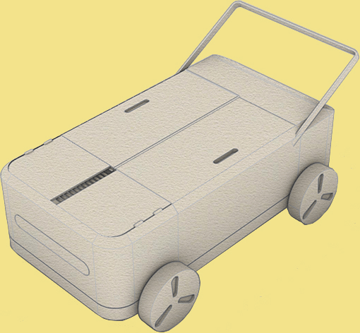 可移動式燒烤推車