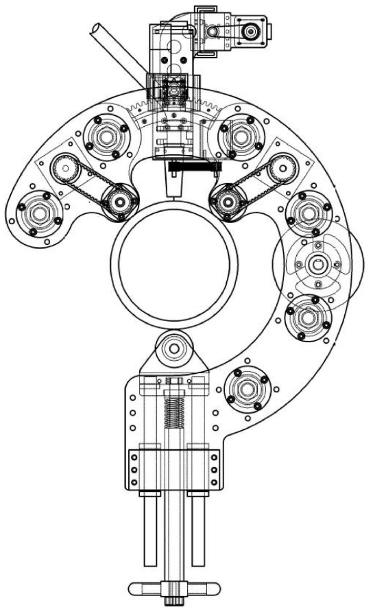 小直徑鋼管對接焊縫全位置自動焊接裝置