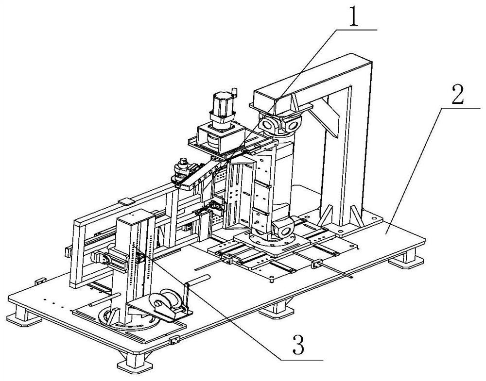 一種鉸鏈及限位器性能試驗臺