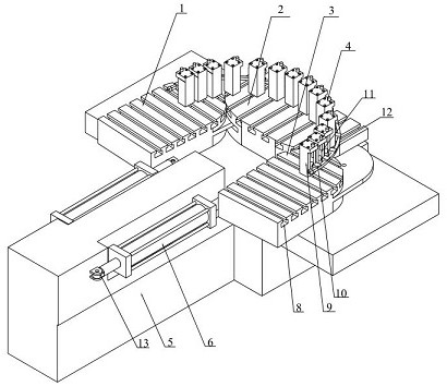 一種大型復雜三維彎曲結構件拉彎成形裝置