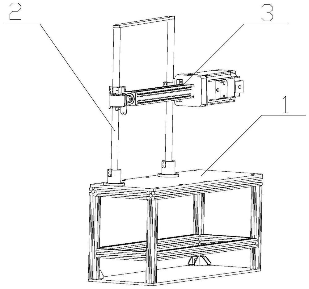 一種升降式油箱蓋疲勞試驗臺