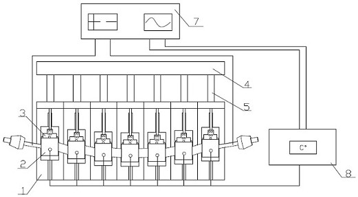 一種分段控形控溫的三維熱拉彎成形裝置